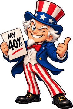 Uncle Sam giving a thumbs up